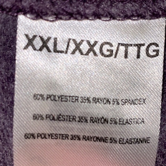 Free 2 Be Purple Hoodie. Size XXL. Long Sweatshirt w scoop hemline. Super soft - Picture 7 of 11